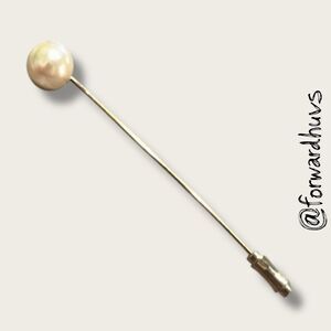 Bundle Sale 3 for $15 | Vintage Napier Hat Pin – Faux Pearl Head